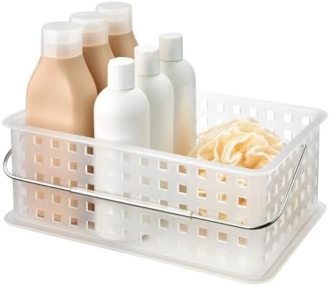 iDesign Portable Shower Caddy Basket with Handle