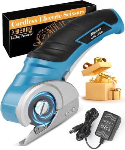 Cardboard Cutter Cordless Electric Scissors, Stocking Stuffers for Men Gift