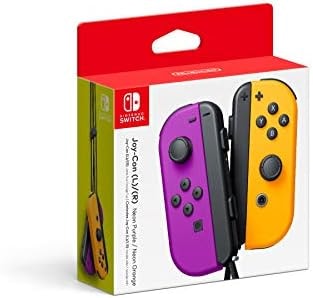 Nintendo Neon Purple/Neon Orange Joy-Con (L-R) - Switch