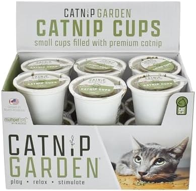 Multipet Single Serve Cups Catnip Toy (12 Pack)