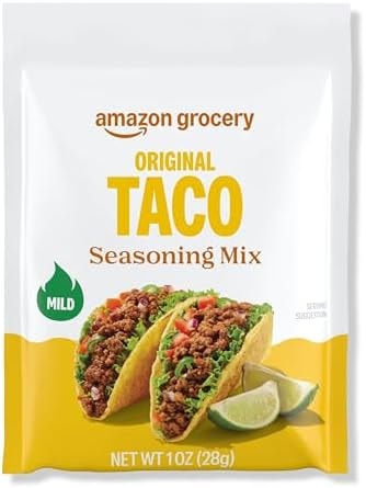 Amazon Grocery, Taco Seasoning Mix, Mild Heat, 1 Oz