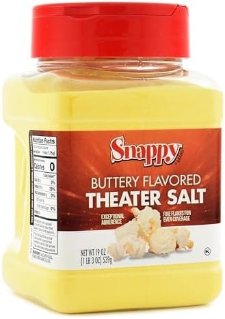 Snappy Butter Popcorn Seasoning, 19 oz, Movie Theater-Style Buttery Salt Blend
