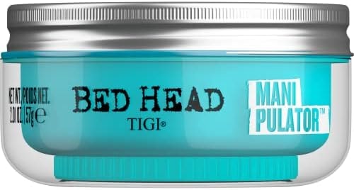 TIGI Bed Head Manipulator Texturizing Putty, Firm Hold Styling Putty for Short to Medium Hair, 2.01 oz