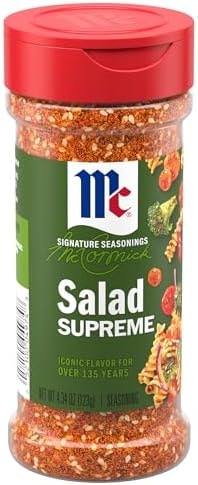 McCormick Perfect Pinch Salad Supreme Seasoning, 4.34 oz (Pack of 6)