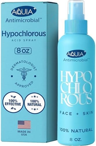 Hypochlorous Acid Spray for Face and Skin; Facial Cleanser | 8oz Face Mist