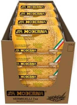 La Moderna Vermicelli Pasta, 7 oz, Pack of 20