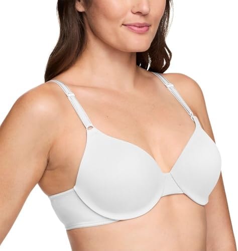 Warner's Women's This is Not a Bra Full Coverage Underwire Bra, White, 34B