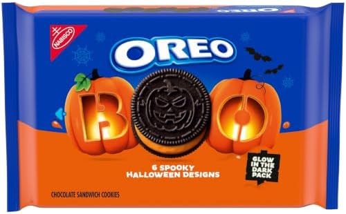 OREO Orange Creme Chocolate Sandwich Halloween Cookies, 18.71 oz