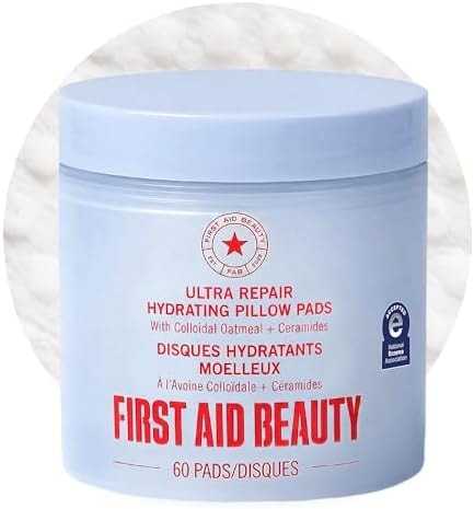 First Aid Beauty Ultra Repair Hydrating Pillow Pads, 60 ct