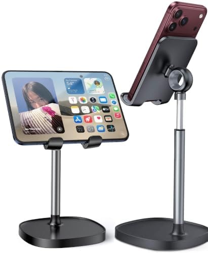 LISEN Cell Phone Stand Phone Holder for Desk, Office Decor Gadgets for Men