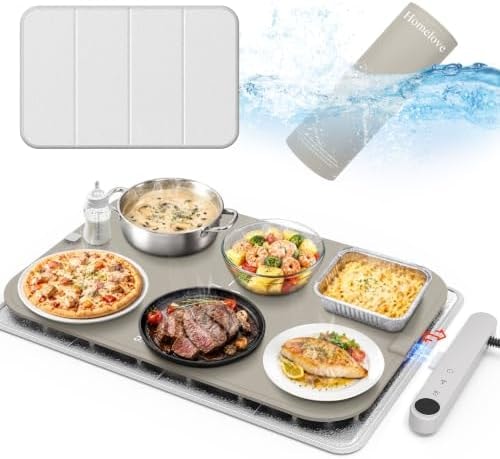 Homelove Warming Mat for Food - Waterproof Food Warmer for Buffets, Parties