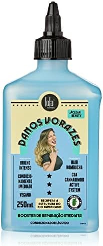 Lola From Rio - Danos Vorazes - Immediate Repair Booster, Repairs Exttremely Damaged Hair for Stronger, Softer, and Frizz-free Hair 8.45 Fl oz