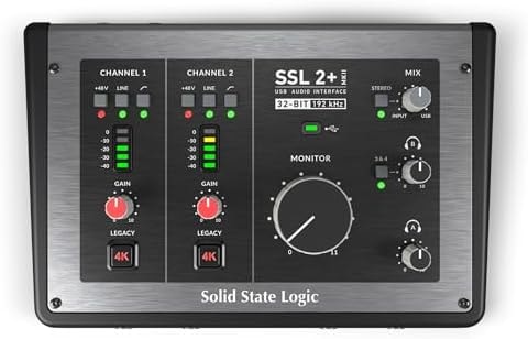 Solid State Logic 2 MKII Plus USB-C Audio Interface 2x4
