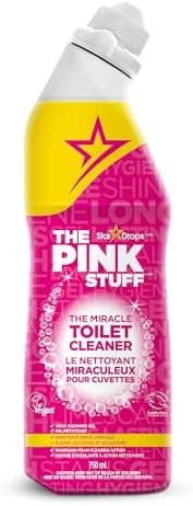 The Pink Stuff Miracle Toilet Cleaner, Powerful Stain-Removing Gel, 25 Fl Oz
