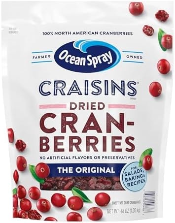 Ocean Spray® Craisins® Original Dried Cranberries, Dried Fruit, 48oz