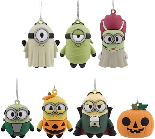 Hallmark Minions Blind Box Mini Halloween Mystery Ornaments (Set of 2)