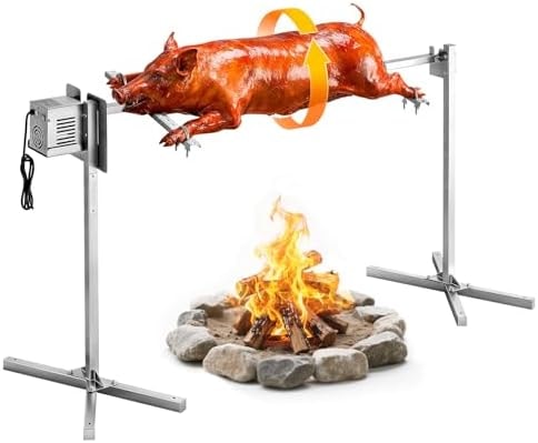 VEVOR Rotisserie Grill, N52" Electric Rotisserie Grill Kit