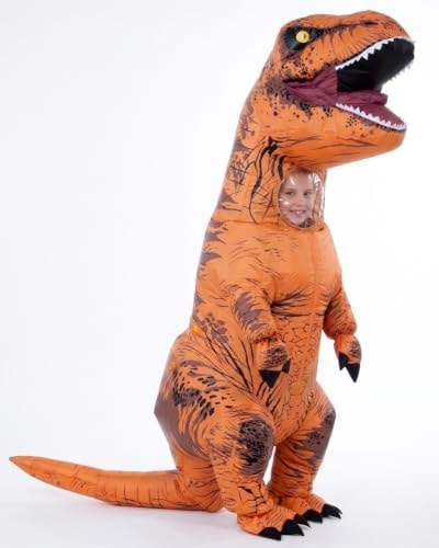 Inflatable Dinosaur Decoration,T-Rex Halloween Blow Up Inflatable with Fast Inflation