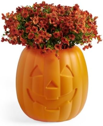 Step2 Reversible Pumpkin Planter, Indoor/Outdoor, Orange