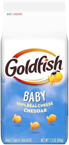 Goldfish Baby Cheddar Cheese Crackers, 7.2 Oz Bag