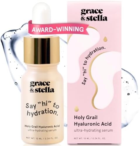 grace & stella Award Winning Hyaluronic Acid Serum (10ml/0.34 fl oz)