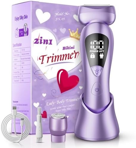 rategist Cordless Electric Razor for Women: IPX7 & LED Display
