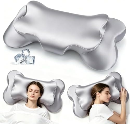 Dayme Memory Foam Pillow - Ergonomic Contour Neck Support Pillow, Portable