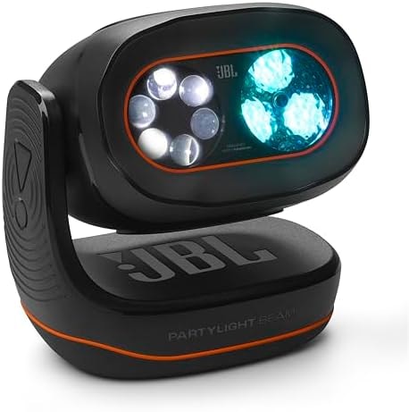 JBL PartyLight Beam Party Light Bluetooth Projection - Black