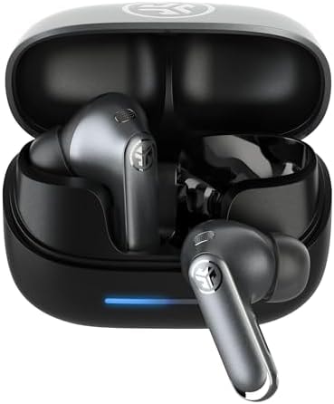 JLab Epic Pods ANC, True Wireless Earbuds, Active Noise Cancelling, Bluetooth, Black