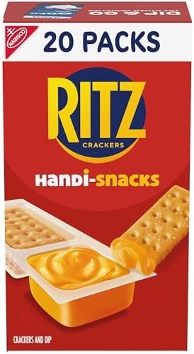 Handi-Snacks RITZ Crackers 'N Cheesy Dip Snack Packs, 20 Snack Packs