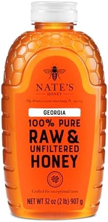 Nate's Georgia Honey, 32 oz. Squeeze Bottle