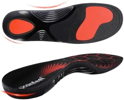 Ucanfeel Plantar Fasciitis Insoles Men Women, Shoe Inserts for Women