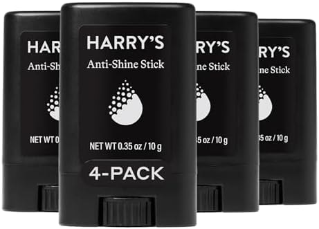 Harry's Anti-Shine Stick for Oily Skin - 0.35 oz (4 Pack)