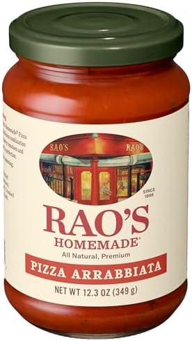 Rao's Homemade Arrabbiata Pizza Sauce Made with Italian Tomatoes, 12.3 oz