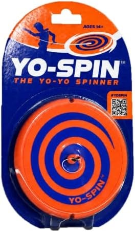 Yo-Spin Pocket-Sized Gyroscopic Fidget Spinner | Fun Sport Toy Combines Frisbee Flying Disk Motion with Yo-Yo Moves | Screen-Free Skill Toy for Teens and Adults | Solo Play