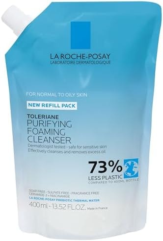 La Roche-Posay Toleriane Purifying Foaming Facial Cleanser, 13.52oz