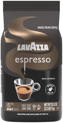 Lavazza Espresso Whole Bean Coffee, Medium Roast, 100% Arabica, 2.2 lb Bag