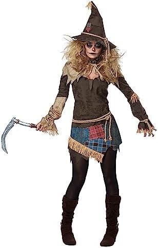 California Costumes Creepy Scarecrow Womens Costume X-Large Brown