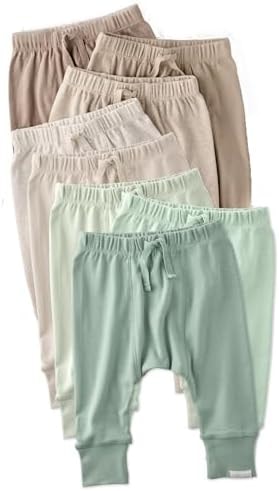 Butterblu Jordan 8-Pack Jogger Pants 100% Organic Cotton Bottoms