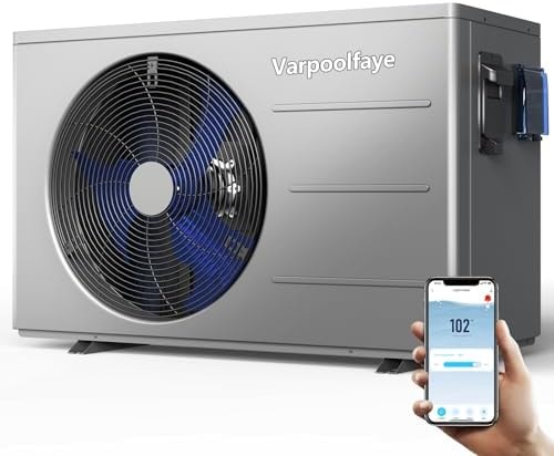 Varpoolfaye 30,000 BTU Electric Above Ground Pool Heater for 8,000 Gallon