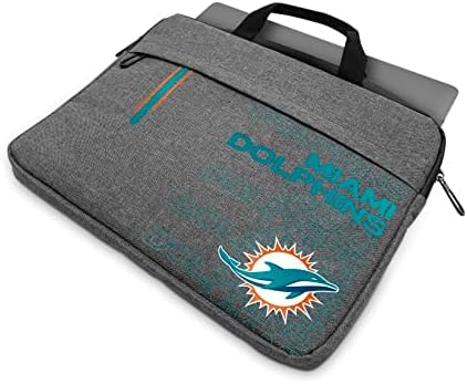 SOAR NFL 13 Inch Laptop Case, Miami Dolphins
