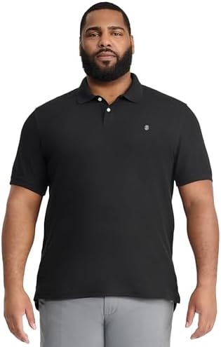 PERFORMANCE POLO - BIG & TALL BLACK