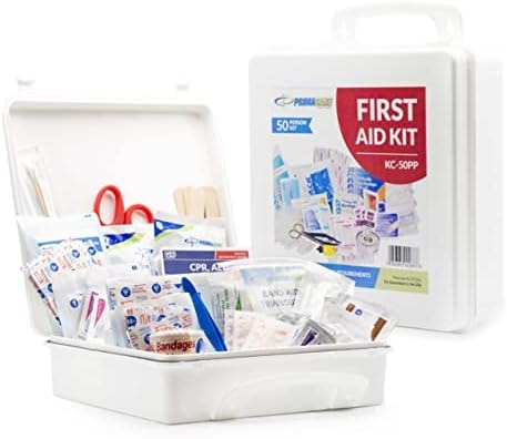 Primacare KC-50PP 50 Person Large Emergency Preparedness First Aid Kit for Home, School and Office, Wall Mounted