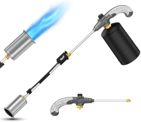KOACKL 30"Propane Torch Weed Burner, 2372°F Torch for Weeding, Snow Melting