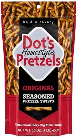 DOT'S Homestyle Pretzels Original Seasoned Pretzel Twists Bag, 16 oz