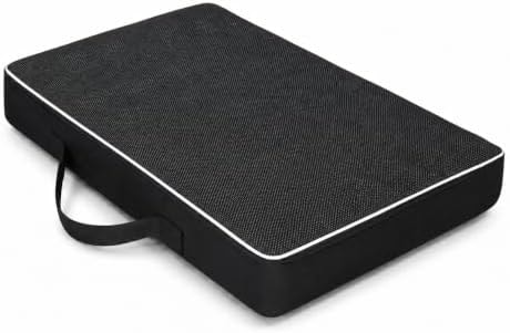 NOORNY Stadium Seat Cushions for Bleachers - Upgraded 63-Cell Comfort Grid Portable Bleacher Seat Cushions 2.55" Water-Resistant Support Bleacher Cushion Pad Outdoor Sports Events - 1 Pack