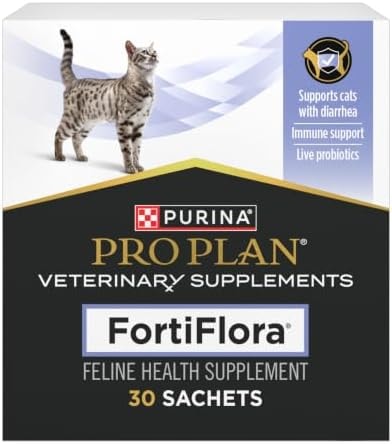 Purina Pro Plan Vet Supplements FortiFlora Cat Probiotic Powder, 30 ct