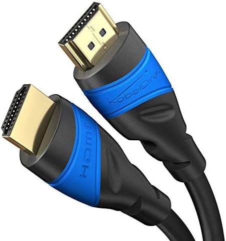 KabelDirekt – 8K & 4K HDMI Cable – 6ft – German Flexcore Technology