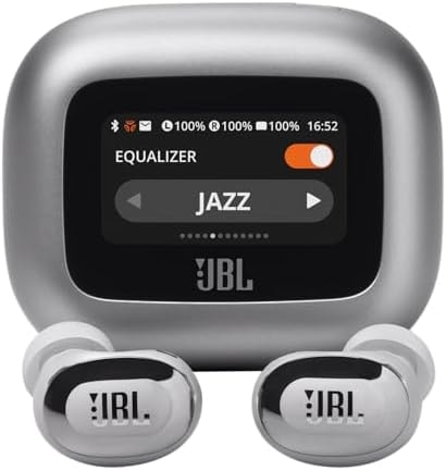 JBL Live Buds 3 - Cancelling Bud-Type Earbuds - Silver