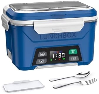 EAST OAK Cordless Electric Lunch Box, Heated Lunch Box for Men with Timer